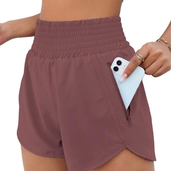 Women’s High Waisted Athletic Shorts - Picture 1 of 1